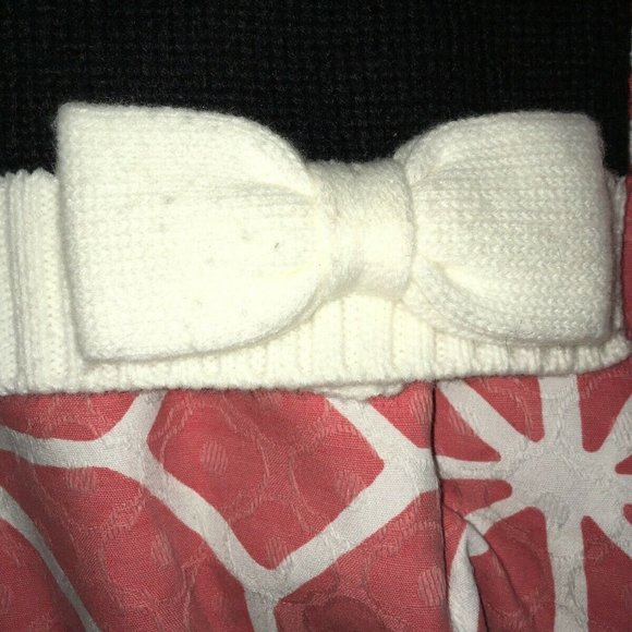 Kate Spade New York Black White Colorblock Scarf - Picture 6 of 7